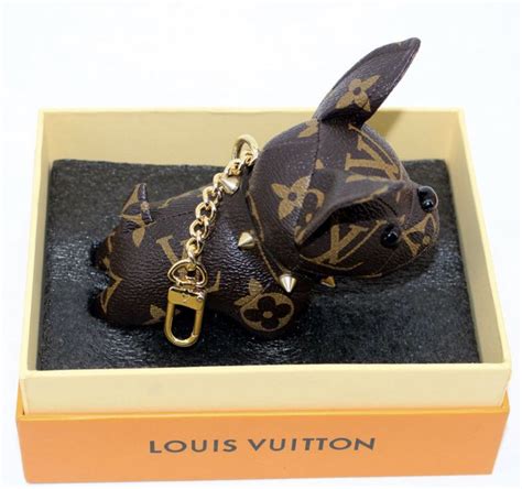 lv french bulldog keychain|louis vuitton key pouch wallet.